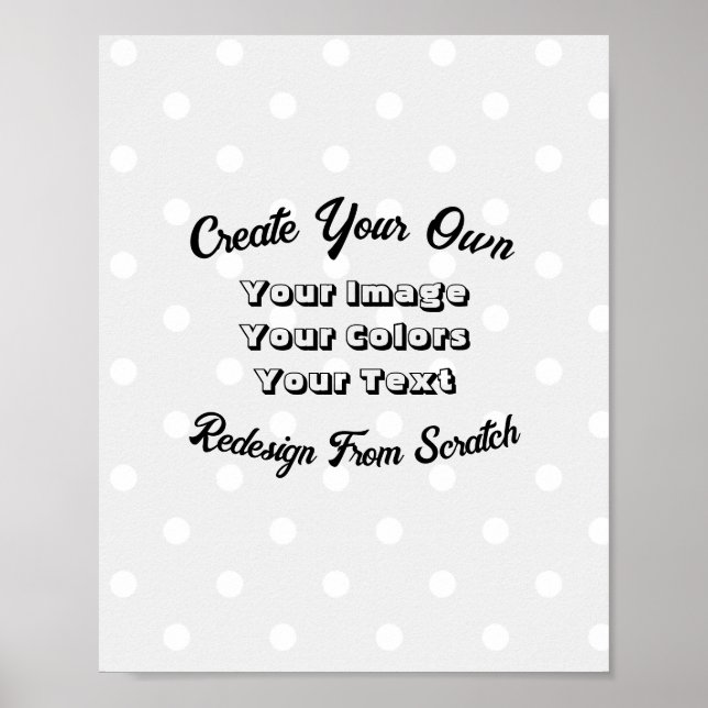 Create Your Own Poster (Front)