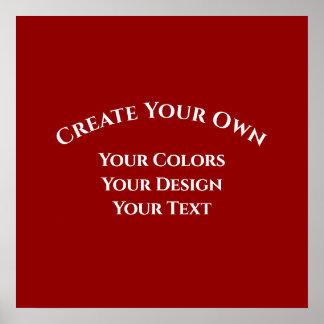 Create Your Own Poster