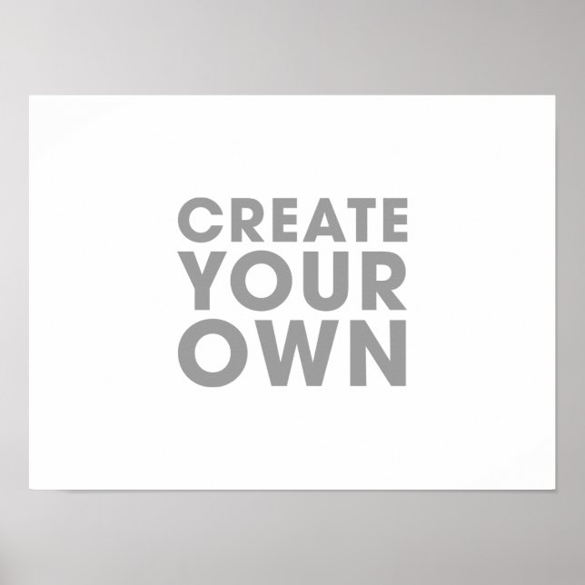 Create Your Own Poster (Front)