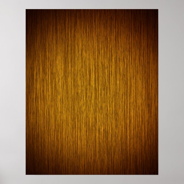 Create Your Own Poster on Sunburst Wood Background (Front)