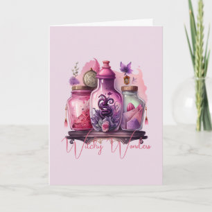 Create Your Own Potion Bottles Card