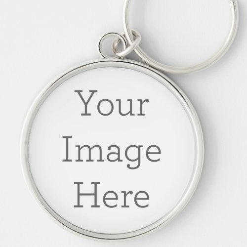 Create Your Own Premium Round Keychain Large Keychain