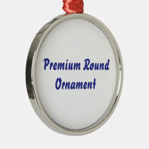 Create Your Own Premium Round Ornament