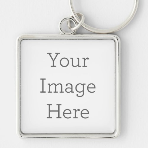 Create Your Own Premium Square Keychain Large Keychain