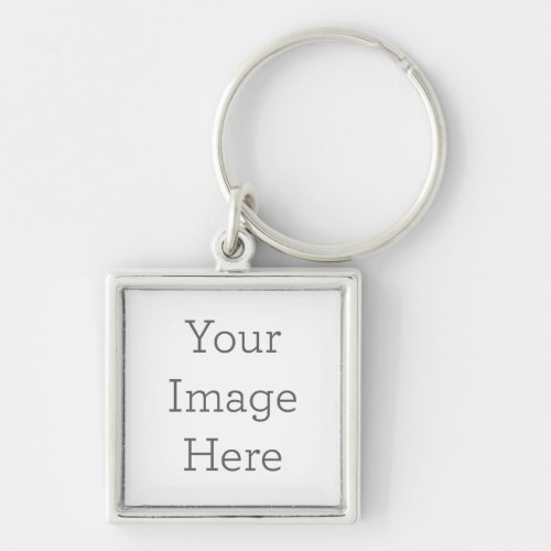 Create Your Own Premium Square Keychain Small Keychain