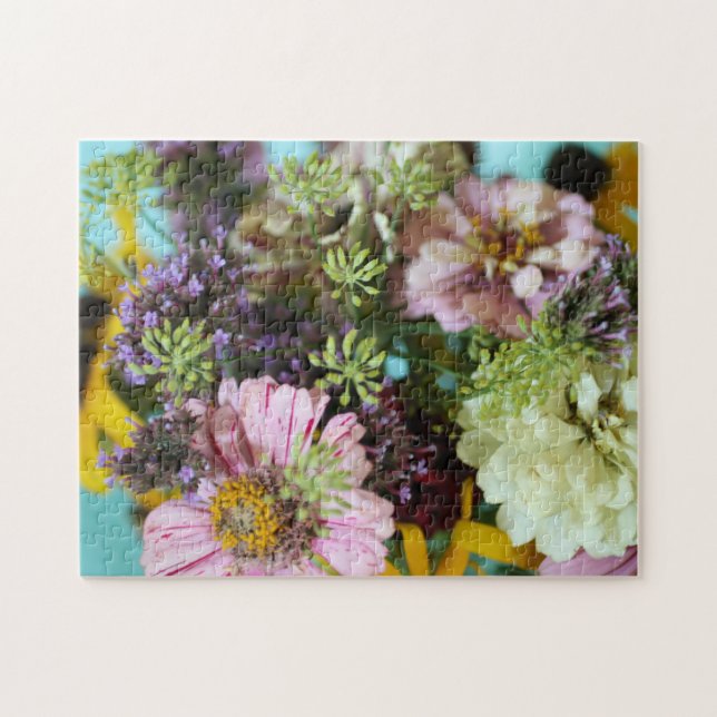 Create Your Own Pretty Wildflower  Jigsaw Puzzle (Horizontal)