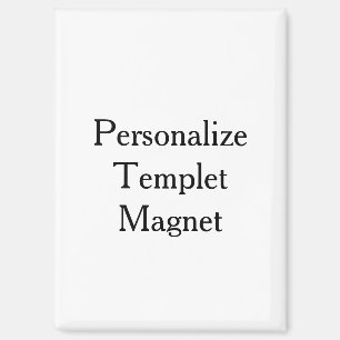 Create your own professional 2.5" x 3.5" Rectangle Magnet