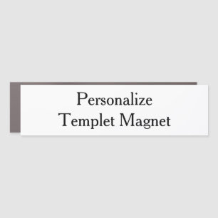 Create your own professional Bumper Car Magnet