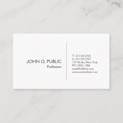 Create Your Own Professional Elegant Modern Business Card