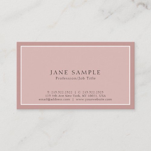Create Your Own Professional Modern Classy Design Business Card