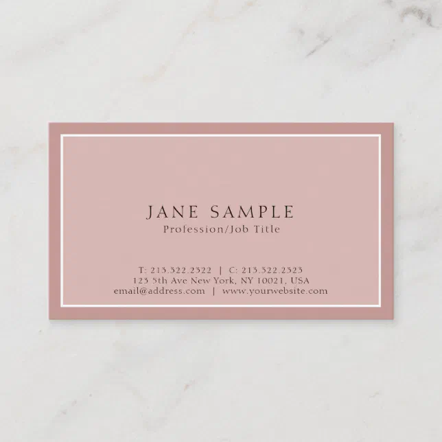 Create Your Own Professional Modern Classy Design Business Card | Zazzle