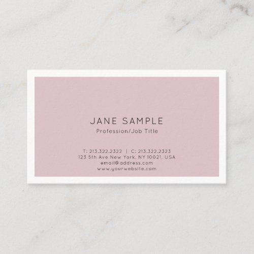 Create Your Own Professional Modern Clean Design Business Card