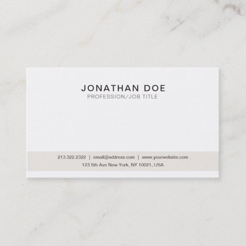 Create Your Own Professional Modern Clean Elegant Business Card