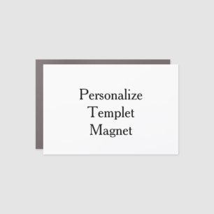 Create your own professional Rectangle Car Magnet
