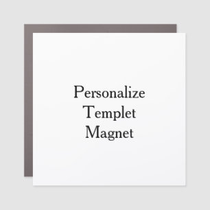 Create your own professional Square Car Magnet