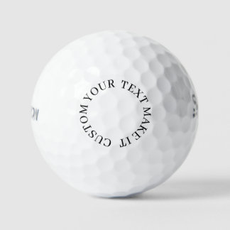 create your own professional Srixon Soft Feel 13 Golf Balls