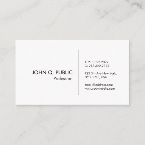 Create Your Own Professional Stylish Clean Modern Business Card