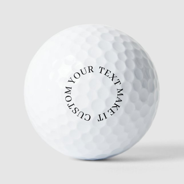 create your own professional Value Golf Ball (Front)