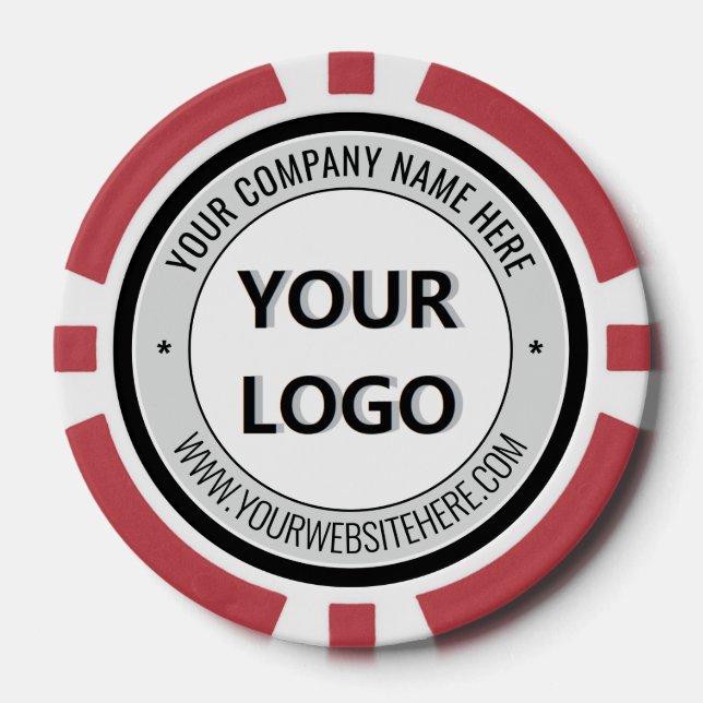 Create Your Own Promo Branded Poker Chips Template
