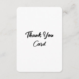 Create Your Own Promotion 3.5" x 5" Rounded Thank You Card