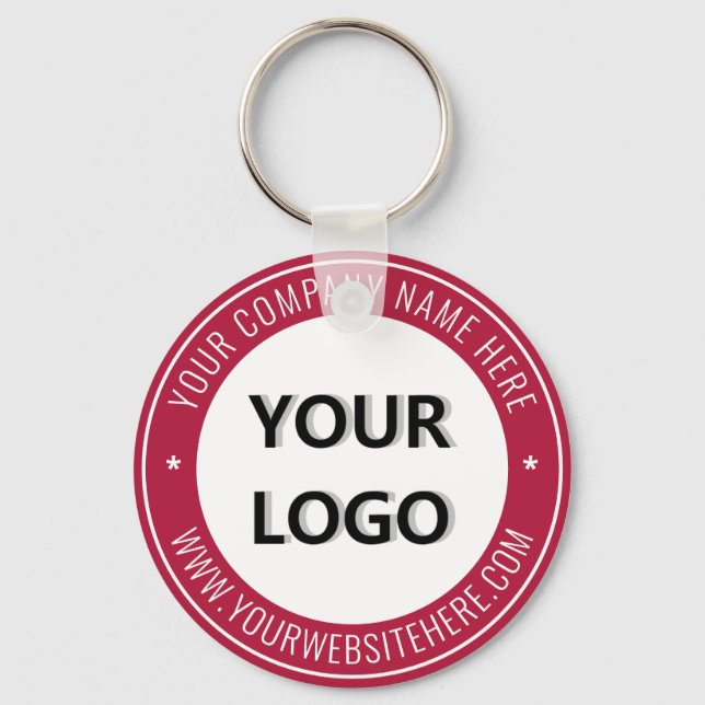 Create Your Own Promotional Business Keychain (Front)