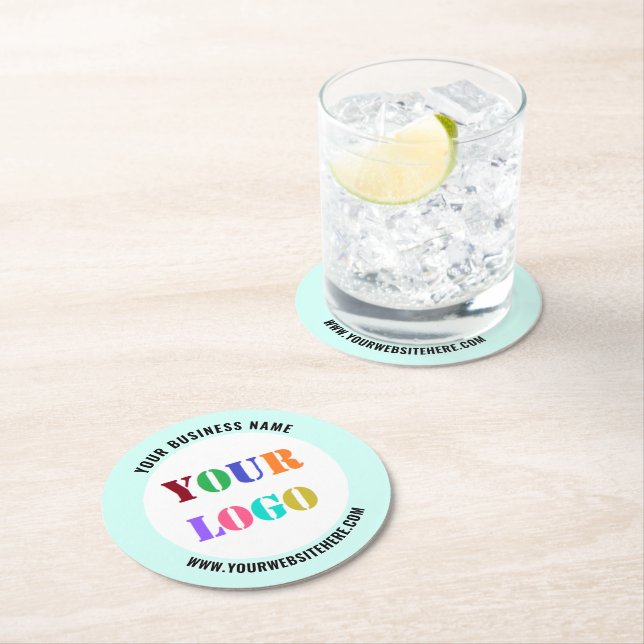 Create Your Own Promotional Paper Coasters Example (Insitu)