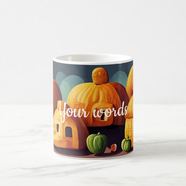 Create Your Own Pumpkin Village Color Morph Mug (Center)