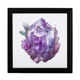 Create Your Own Purple Amethyst Crystals Gift Box