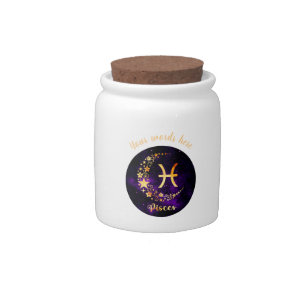 Create Your Own Purple Celestial Pisces Wish Jar