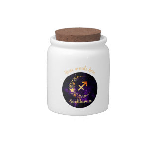 Create Your Own Purple Celestial Sagittarius Wish Candy Jar