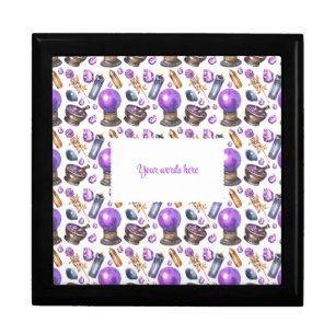 Create Your Own Purple Crystal Ball Gift Box
