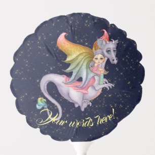 Create Your Own Purple Dragon Rider All Occasion Balloon