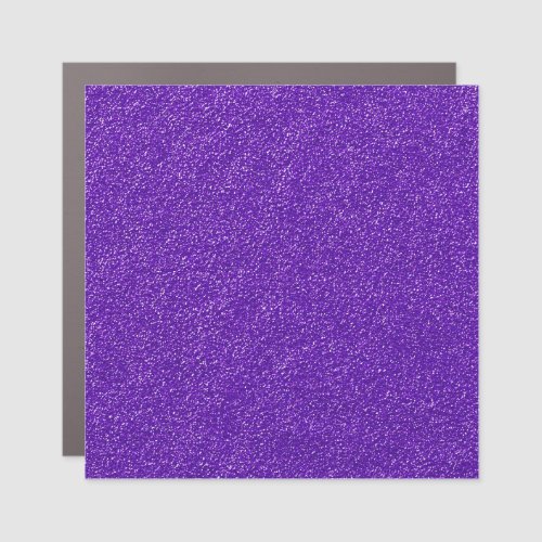 Create Your Own Purple Glitter Car Magnet
