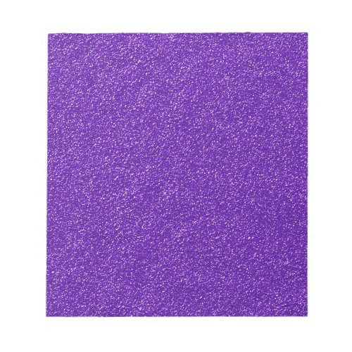 Create Your Own Purple Glitter Notepad