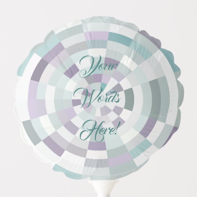 Create Your Own Purple & Green Radar All Occasion Balloon (Front)