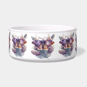 Create Your Own Purple Moth & Wildflowers Bowl
