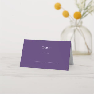 Create Your Own - Purple  Place Card