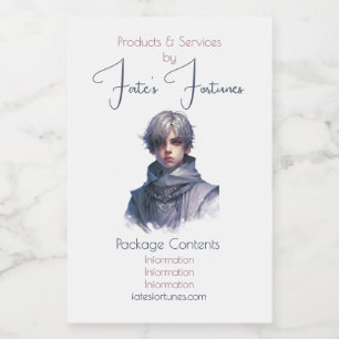 Create Your Own Purple Prince Food Label