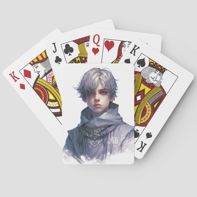 Create Your Own Purple Prince Poker Cards (Back)