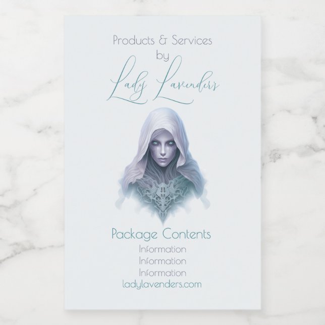 Create Your Own Purple Seer Witch Apothecary Label (Single Label)