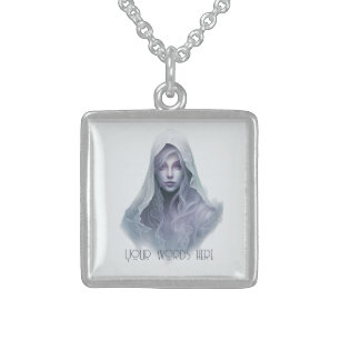 Create Your Own Purple Witch Sterling Silver Necklace