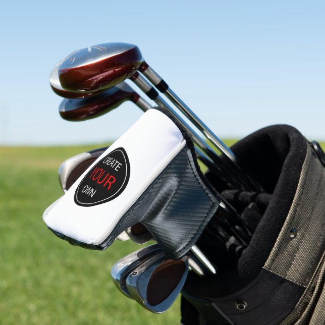 Create Your Own Putter - branded / Custom Golf Head Cover (In Situ)