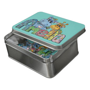 Create Your Own Puzzle with Tin Amelia Name Art