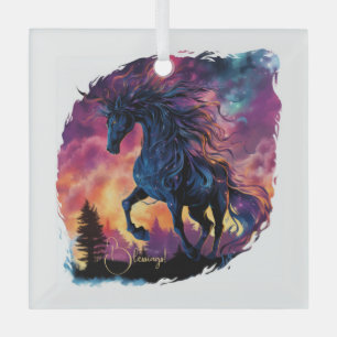 Create Your Own Pyrois Dark Horse Magic Glass Ornament