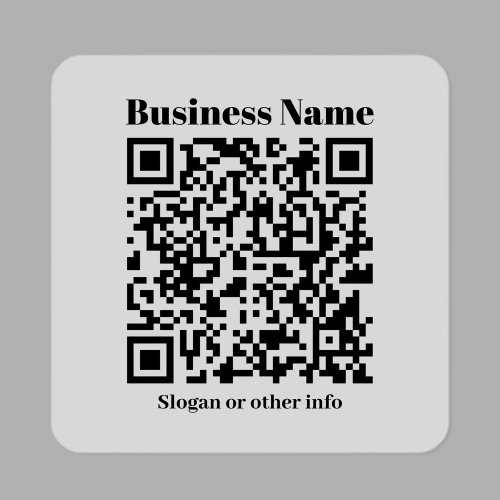 Create Your Own QR Code  Black  Transparent Sticker