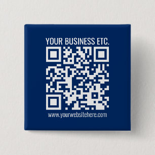 Create Your Own QR Code   Blue Button