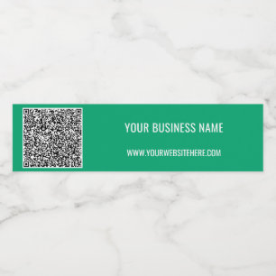 Create Your Own QR Code Bottle Labels Template