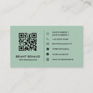Create your own QR-code business card