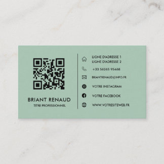 Create your own QR-code business card