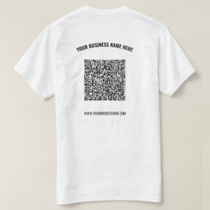 Create Your Own QR Code Business T-Shirt Template